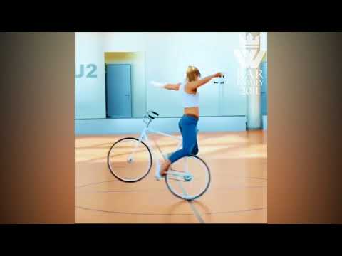 Incredible GIRL Viola Brand Artistic Cycling Tricks!