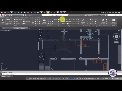 How to make 2d floor plan in Autocad 2017 | AutoCAD 2D and 3D Complete Training | Lesson 63