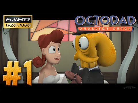 Octodad: Dadliest Catch Walkthrough HD - Part 1 - Wedding Bells (1080p)