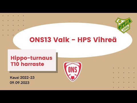 Hippo-turnaus, ONS13 Valkoinen - HPS Vihreä