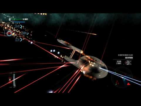 Star Trek Legacy: Ultimate Universe 2.2 - XI Mod Ships vs. TOS Fleet Battle