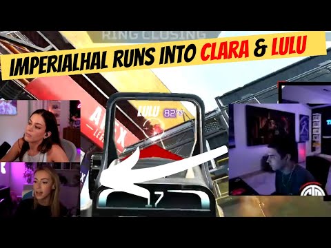 Tsm IMPERIALHAL RUNS into CLARA and LULU (Apex legends)