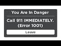 The Most Dangerous Roblox Error… (Error 1001)