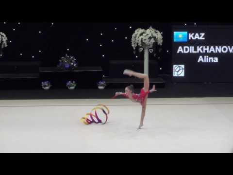Alina Adilkhanova KAZ ribbon final Miss Valentine 2017