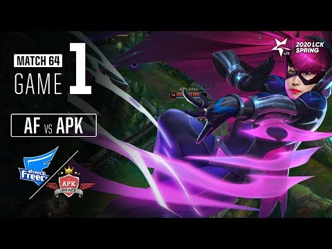 AF vs APK | Match64 Game1 H/L | 2020 LCK Spring