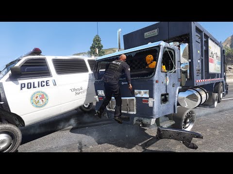 GTA 5 INSANE GARBAGE TRUCK CRASHES - REALISTIC Damage COMPILATION