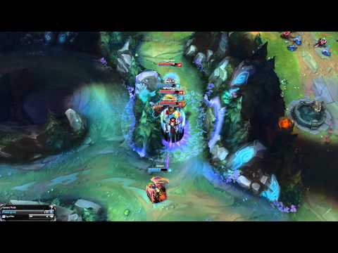 League Of Legends - tristana bugged - maokai can fly!