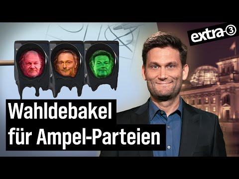 Ampel-Schlappe bei Wahlen in Bayern und Hessen | extra 3 vom 12.10.2023 | NDR