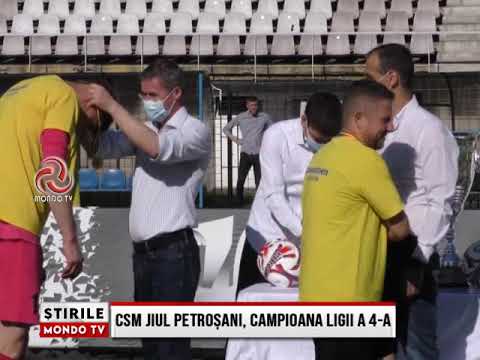 ȘTIRILE MONDO TV | CSM JIUL PETROSANI, CAMPIOANA LIGII A 4 A HUNEDOARA