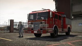 GTA 5 - Mission 60 Fire Truck (Fire Crew) 100% Gold Medal - Gameplay