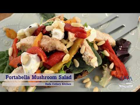 Mushroom Chicken Salad Recipe Video | RadaCutlery.com