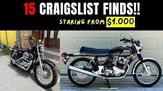 Hidden Gems on Craigslist: 15 Classic Motorcycles for Sale (USA)