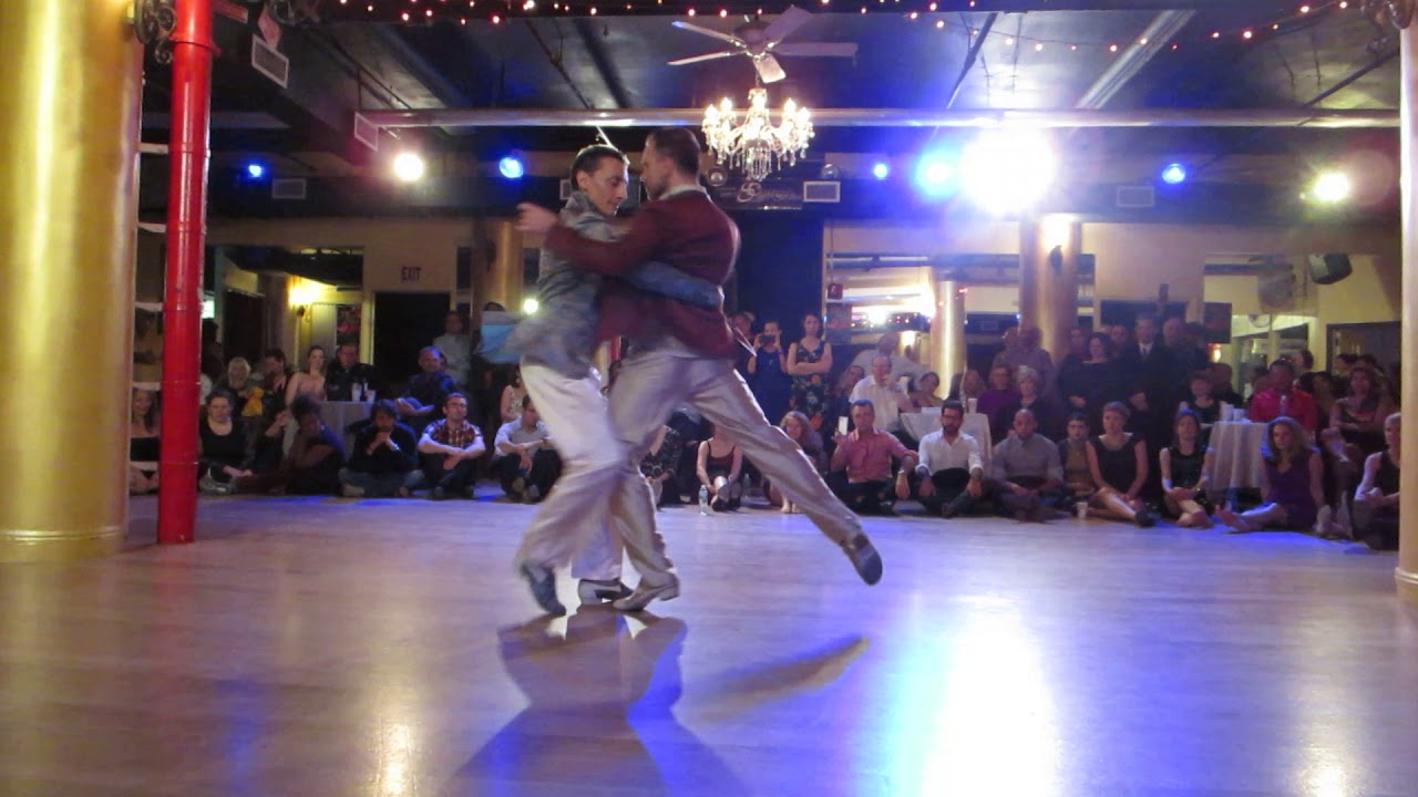 Martin Maldonado and Maurizio Ghella performance 1/2 @ All Night Milonga NYC 2017