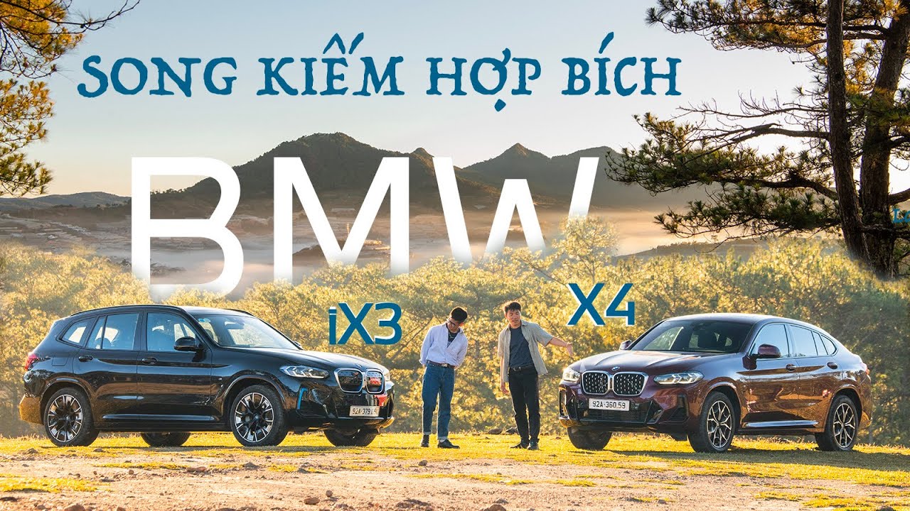 Xe điện BMW iX3 có "hụt hơi" khi đồng hành cùng "người anh em" thuần xăng BMW X4?