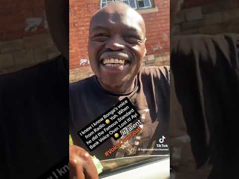 Standard bank voice over. Bonga's voice