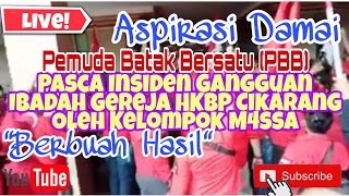 Download lagu Aspirasi Pemuda Batak Bersatu (PBB) Pasca Ins1den G4ngguan Ibadah HKBP Cikarang oleh Kelompok M4ssa mp3