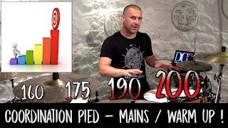 Nouvelle vidéo ! Coordination pied mains / warm up !