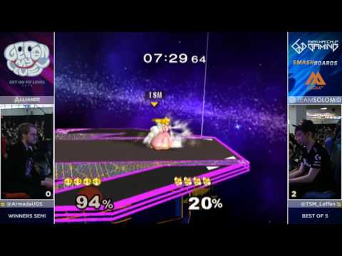 [A]rmada (Fox) vs TSM RB Leffen (Fox) - GOML2016 - Winners Semi Final
