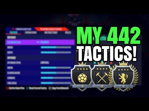 ELITE BEST 442 CUSTOM TACTICS & PLAYER INSTRUCTIONS FOR MORE WINS! FIFA 21 Ultimate Team