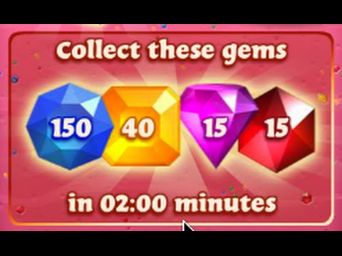 Diamond Digger Saga Treasure Mine (150 blue 40 yellow 15 pink 15 red, 2mins)