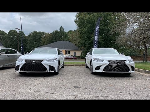 2018 Lexus LS 500 F-Sport vs 2018 Lexus LS 500h