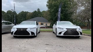 2018 Lexus LS 500 F-Sport vs 2018 Lexus LS 500h