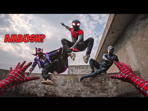 SPIDER-MAN vs SPIDER-VERSE in REAL LIFE | Ep 4: THE AMBUSH (POV Action) | PROWLER & VENOM