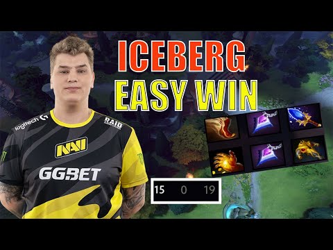 ICEBERG INVOKER - EASY WIN DOTA 2 GAMEPLAY