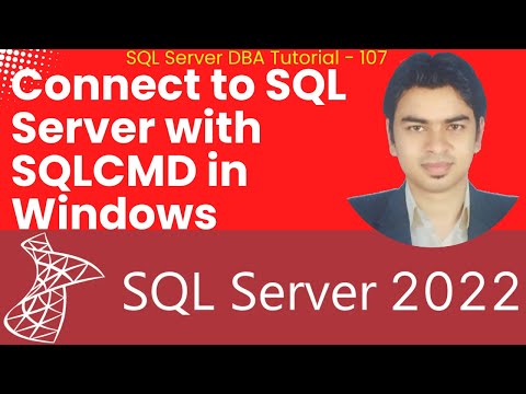 Connect To Sql Server With Sqlcmd In Windows Sqlcmd Sqlserver Sqlcommands Commandline Mssql