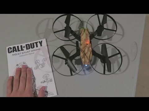 FLYING MY NEW CALL OF DUTY DRONE INDOORS!! (GONE WRONG)