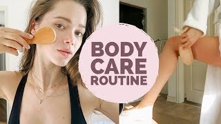 Body Care Routine | Dry Brushing For Body and Face | Model Tips