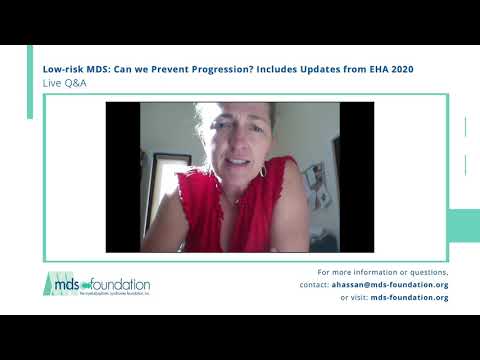 , title : 'Low-Risk MDS: can we prevent progression?'