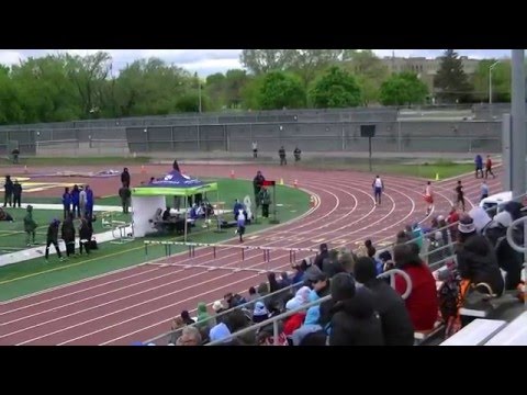 2016 Track MSL Conference F/S 300m Hurdles Section 2