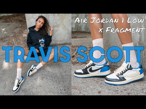 TRAVIS SCOTT x FRAGMENT AIR JORDAN 1 LOW ON FOOT and APPAREL Review; HOW TO STYLE!