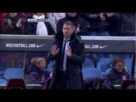 La Liga | Gol de Falcao (3-1) en el Atlético de Madrid - Osasuna | 28-10-2012 | J9