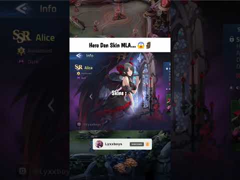 Alice Skins MLA😋 #Lyxxboys #shorts #mlbb #shortmlbb #mobilelegends
