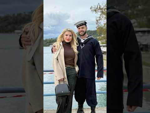Ελένη Μενεγάκη Ο γιος της Ορκίστηκε στο Ναυτικό ⚓ Όλη η οικογένεια ήταν εκεί - Στρατό #elenimenegaki