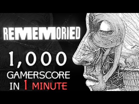 1,000 Gamerscore in UNDER 1 Minute! - Rememoried - Easier than AVATAR!!!!