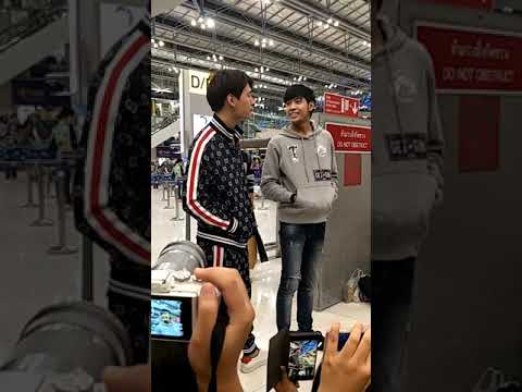 20180705 Krist - Singto are going to Korea @Suvarnabhumi Airport