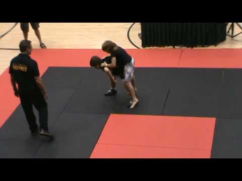 Nick Stiles wins No-Gi Grappling Match 1 at Disney Martial Arts Festival