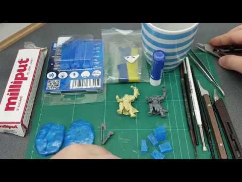 Tutorial: für Anfänger★ Herstellung von Objekten per Greenstuff , Bluestuff und Milliput einfach