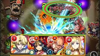 【モンスト】SSが190万台のジェダイトでクシナダ行ってみた