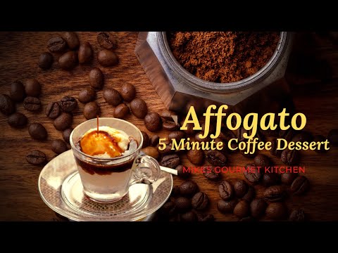 Affogato Coffee Recipe | Mikes Gourmet kitchen | 5 Minute Coffee recipe