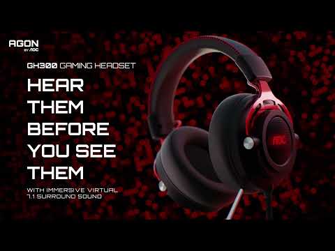 AOC GH300 7.1 Black-Red