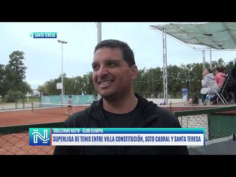 SUPERLIGA DE TENIS ENTRE VILLA CONSTITUCIÓN, SGTO CABRAL Y SANTA TERESA