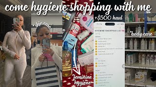 COME WINTER HYGIENE SHOPPING WITH ME! $500 HYGIENE SHOPPING SPREE @ target, ulta, & sephora + haul