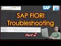 SAP FIORI Troubleshooting Check FIORI Error Log And Activate Missing Services