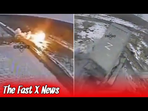 Russian TOS-1AVSolntse pyok heavy flamethrower system destroyed by Ukrainian drone.