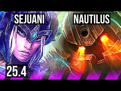 SEJUANI & Kai'Sa vs NAUTILUS & Ezreal (SUP) | KR Grandmaster | 25.4