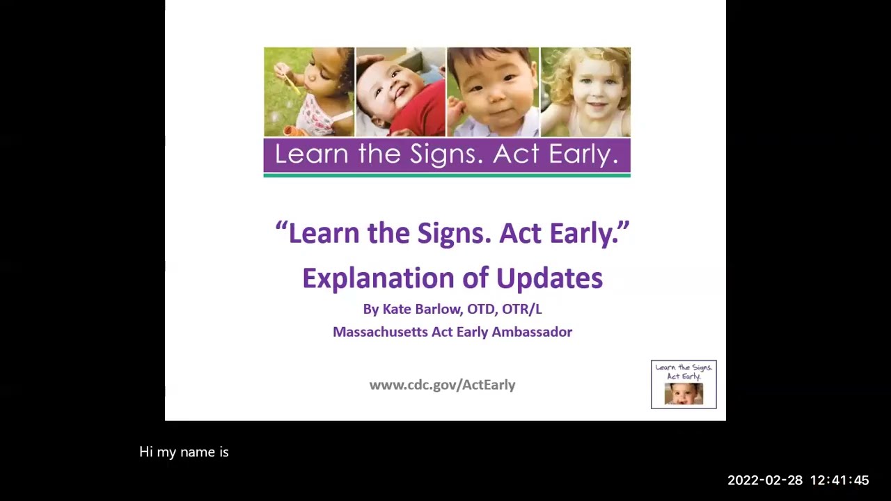 Explanation of CDC Milestone Checklists Updates